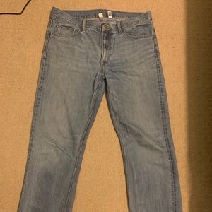 Banana Republic Straight Jeans (Stonewashed) 36x34